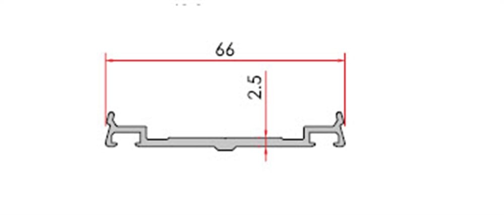 AF68 SKY IŞIKLIK SİSTEMİ ÜST BASKI ALUMİNYUM PROFİL