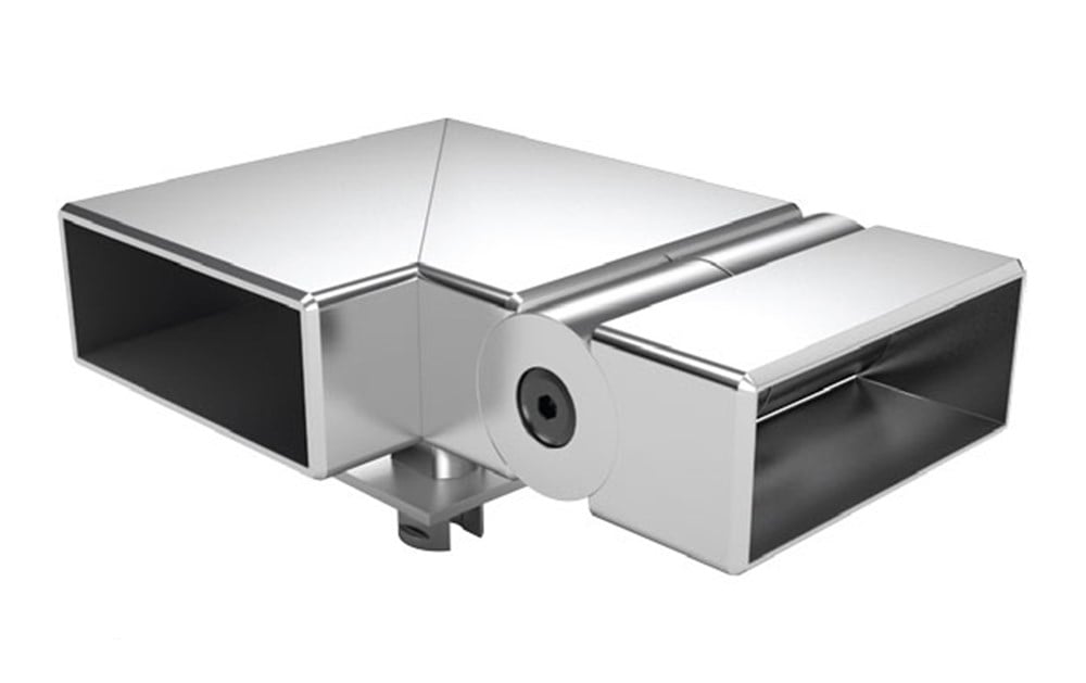 KARE KÜPEŞTE 80X30 TEK HAREKETLİ MAFSALLI DİRSEK SAĞ