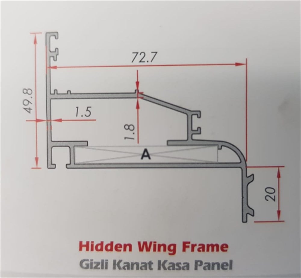 PARALEL AÇILIM CEPHE KASA PROFİLİ