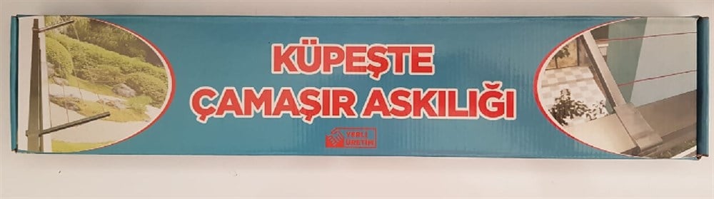 ÇAMAŞIRLIK KARE BALKON 80X30 PARLAK BRONZ ELOKSAL