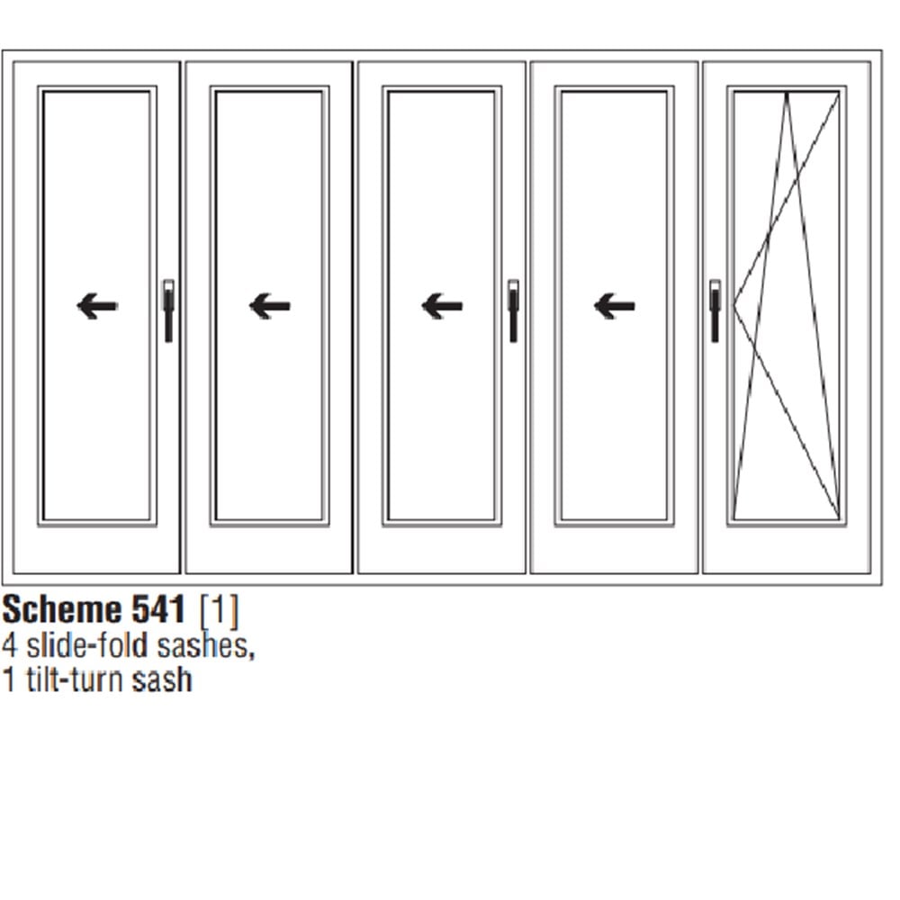 KATLANIR KAPI MEKANİZMA TAKIMI(5 Kanat-4 Kanat BirYöne - 1 Kanat Ayrı)