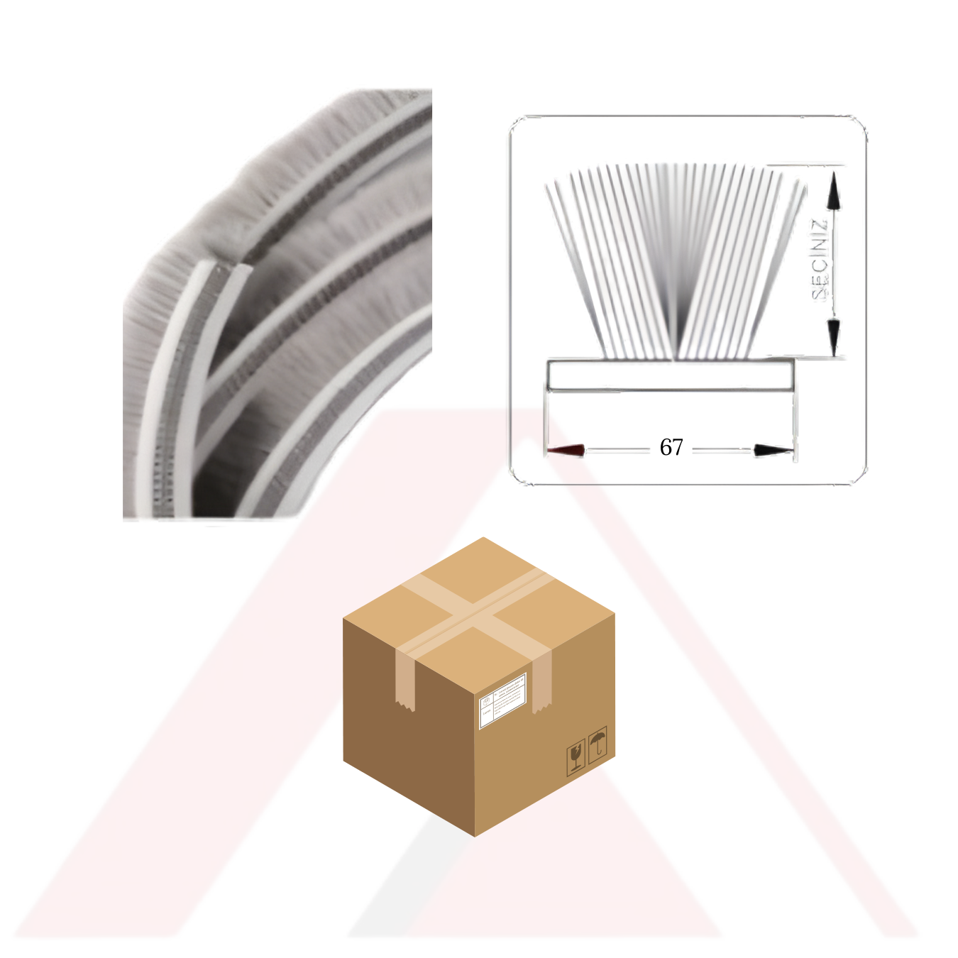 KIL FİTİL 67 TABAN GENİŞLİĞİ (KOLİ)