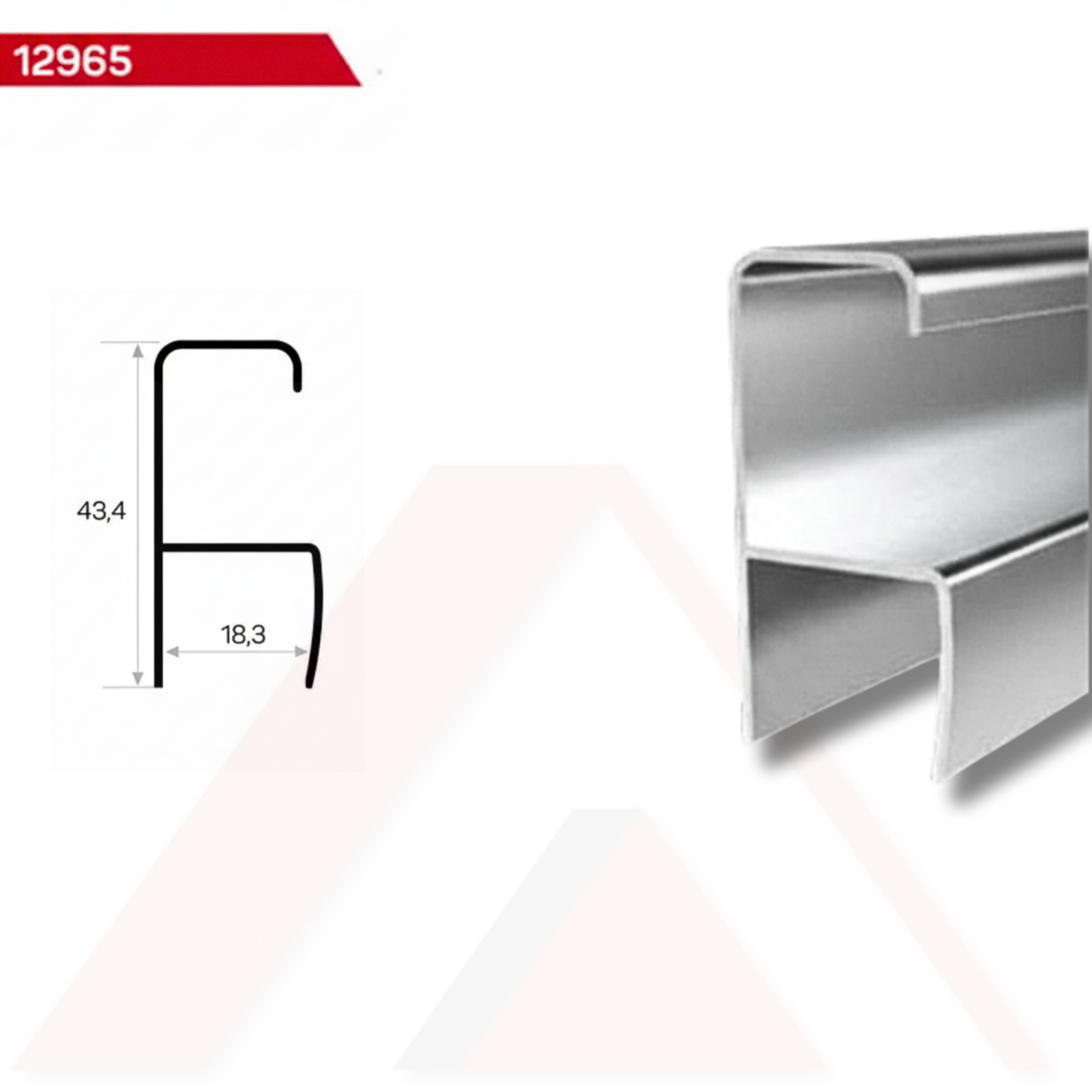 MOBİLYA KULP PROFİLİ 12765