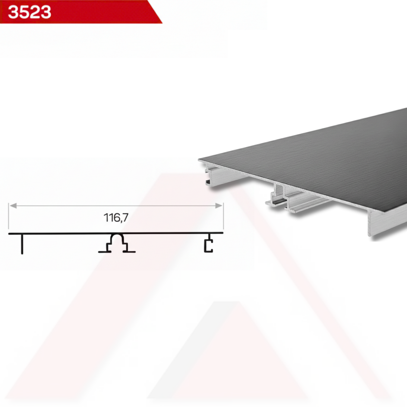 MUTFAK BAZA PROFİLİ 116,7 mm