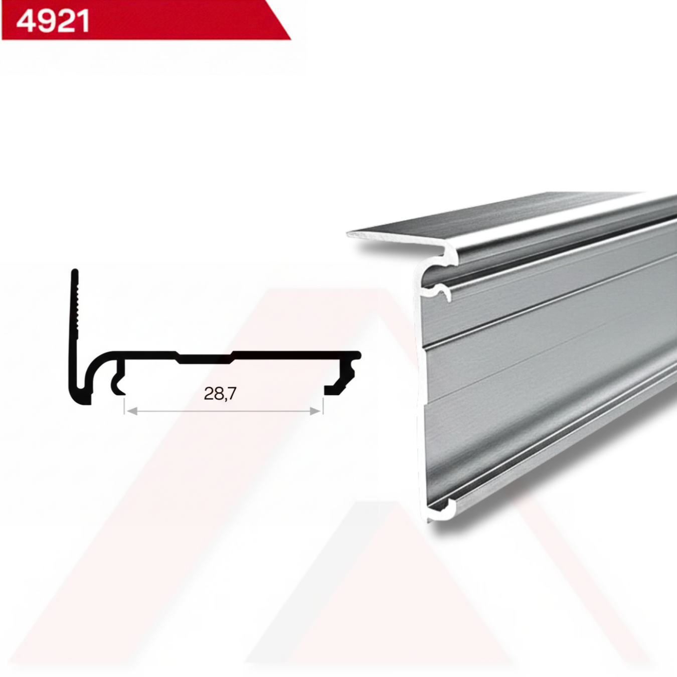 MUTFAK TEZGAH ÖNÜ PROFİLİ 6 cm