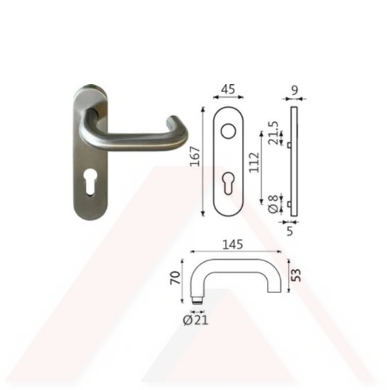 PANİK BAR DIŞ KOL 1125