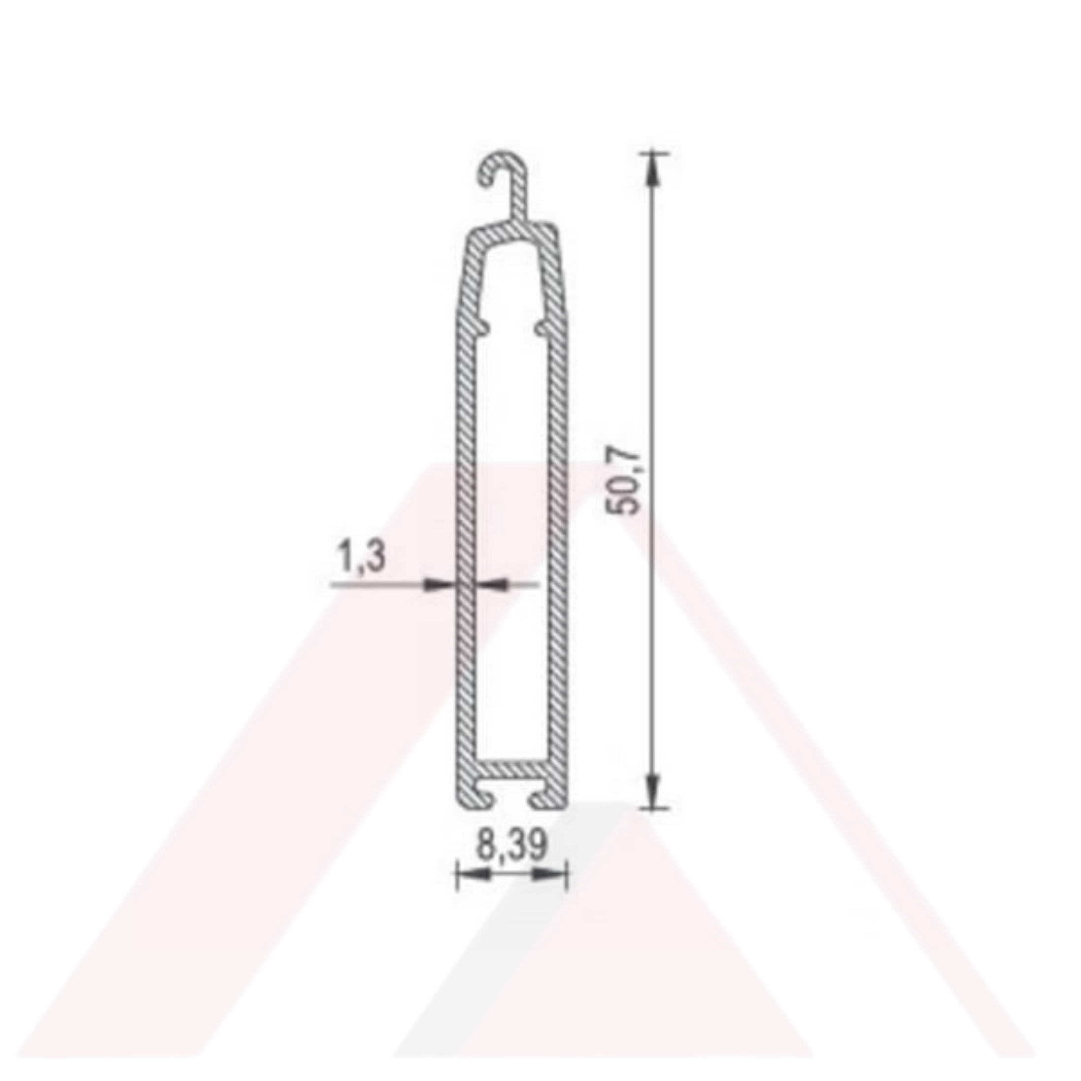 PANJUR LAMEL ALT ETEK PROFİLİ