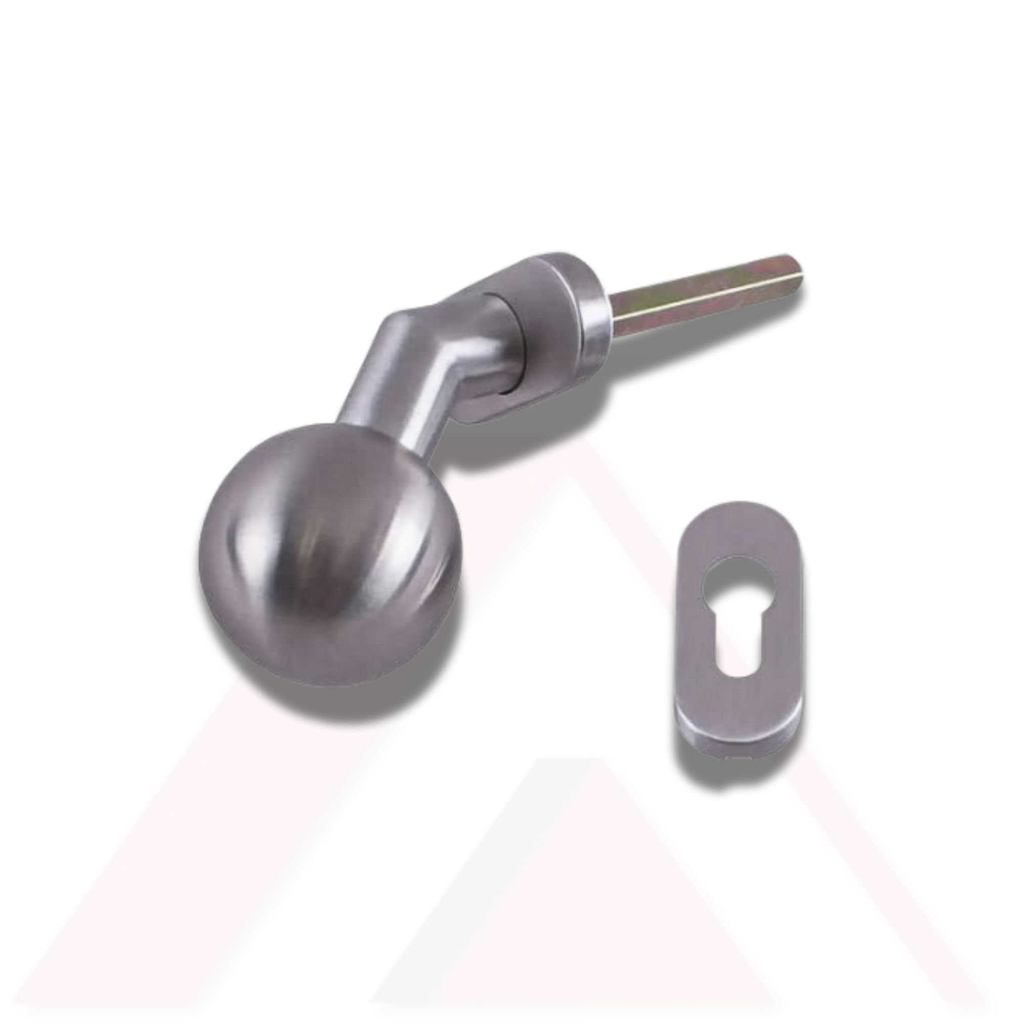 PASLANMAZ TOPUZ KOL OVAL ROZETLİ 