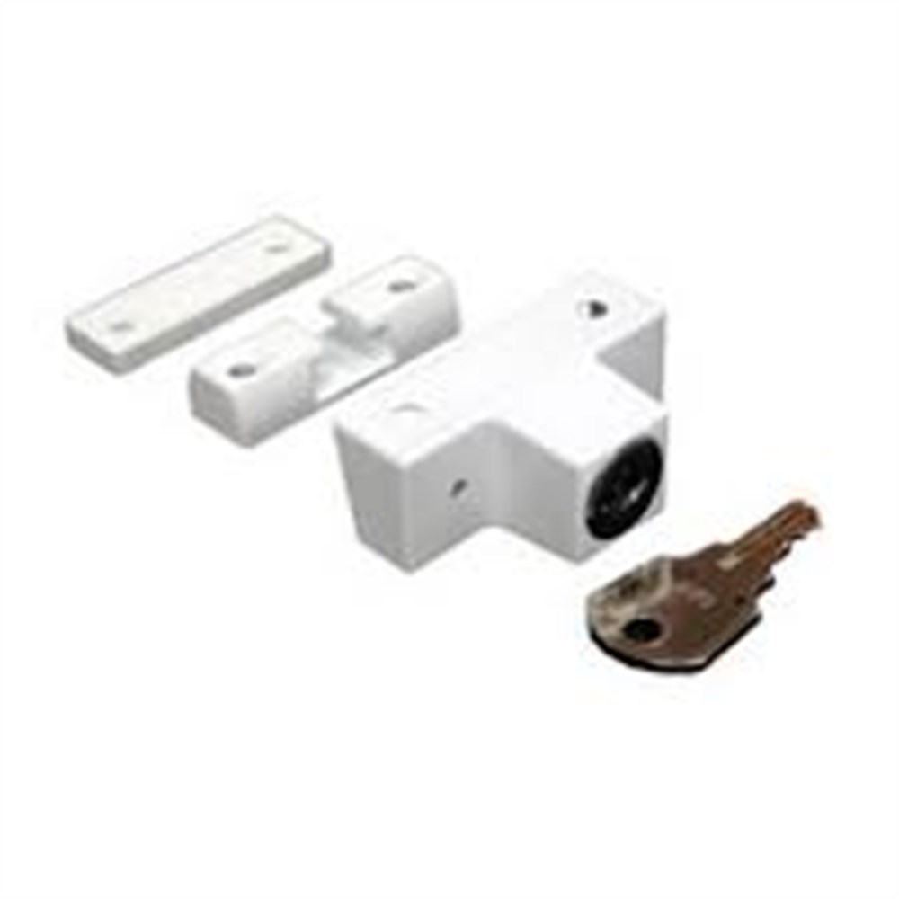 PENCERE EMNİYET KİLİDİ ANAHARLI  BEYAZ