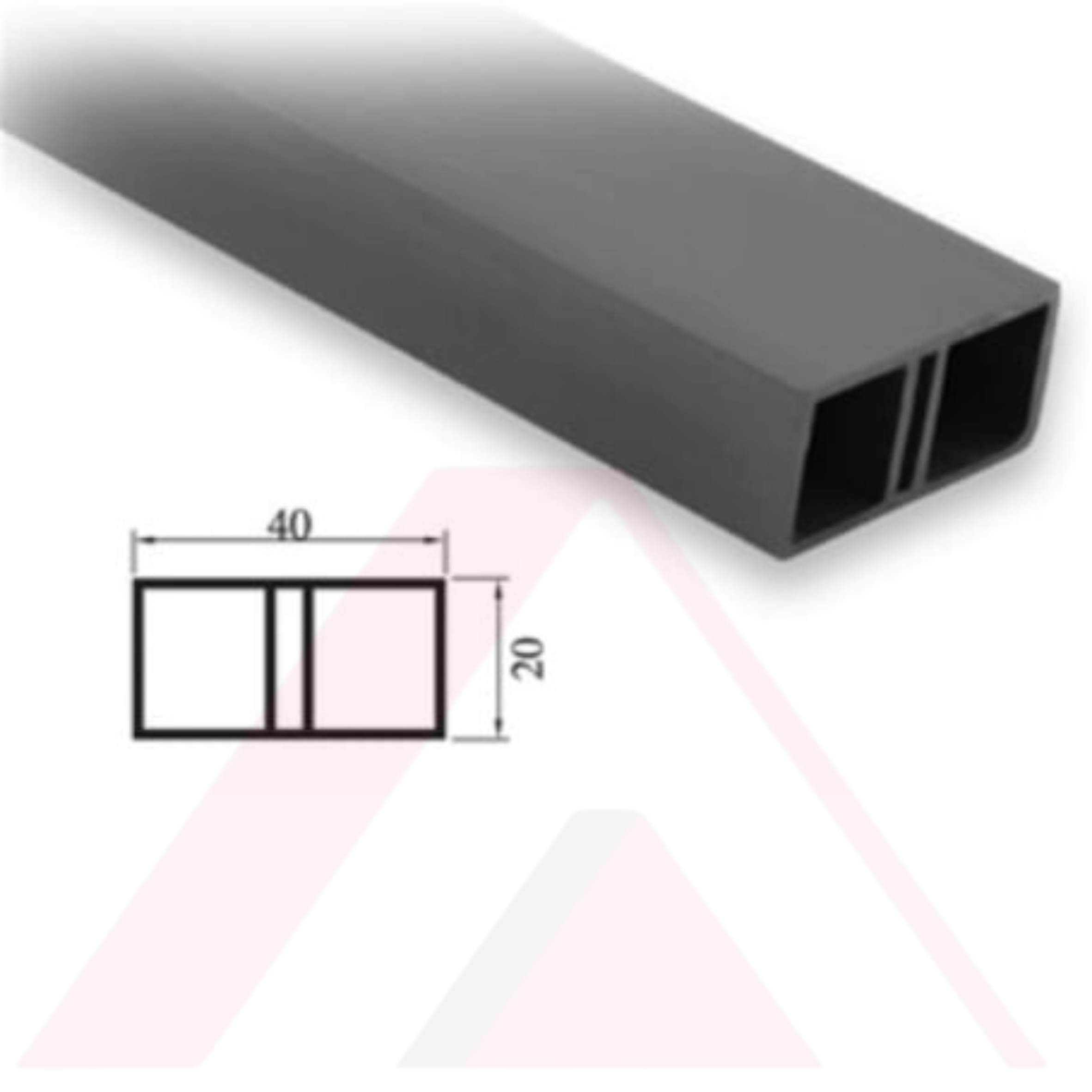 Plastik Kutu Profil 20x40 