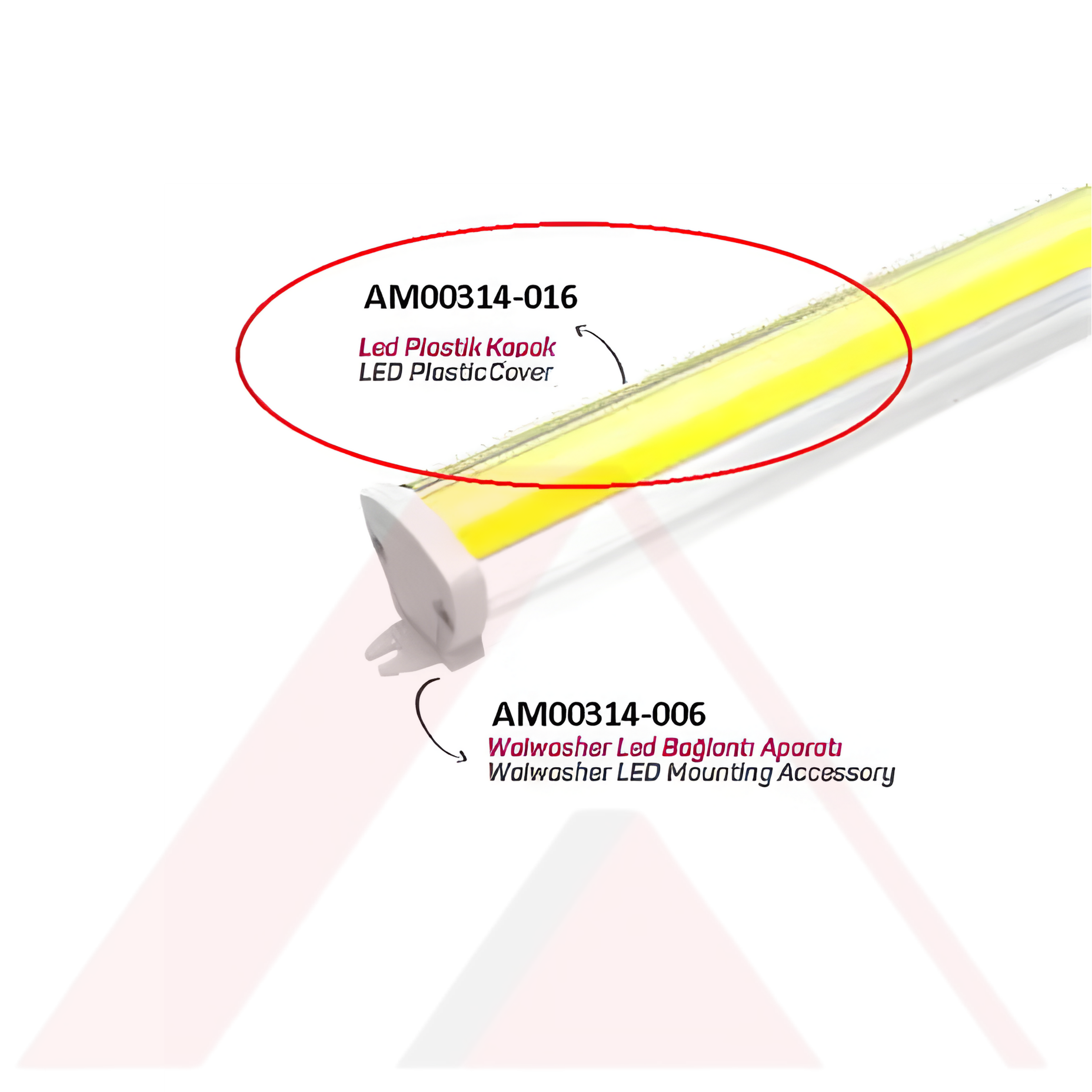 PLASTİK LED KAPAĞI 1411 İÇİN