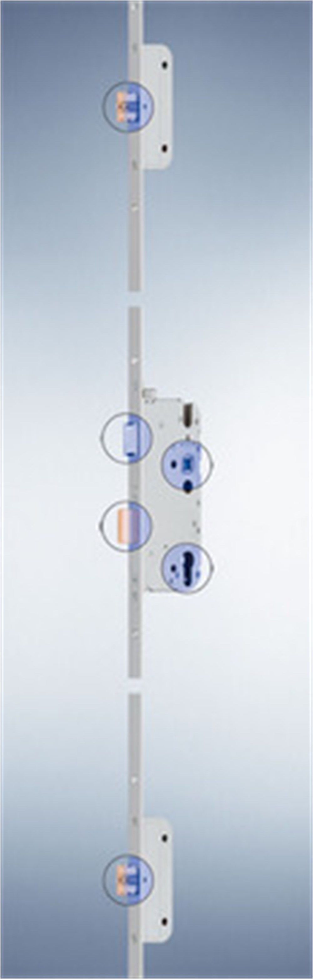 SECURY AUTOMATIC 35/92  KİLİTLİ KAPI İSPANYOLETİ