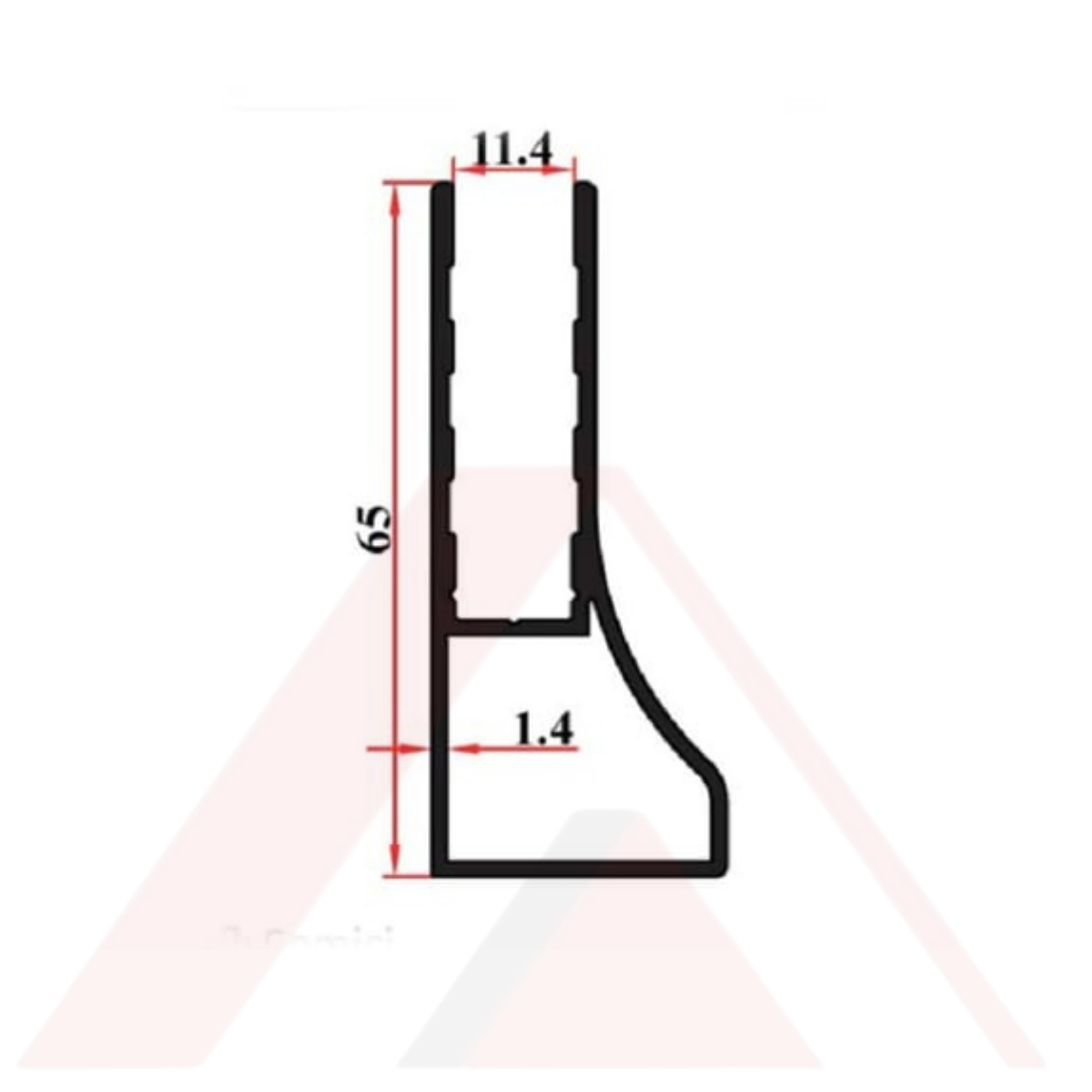 TEK TARAFLI GEMİCİ PROFİLİ 11,4