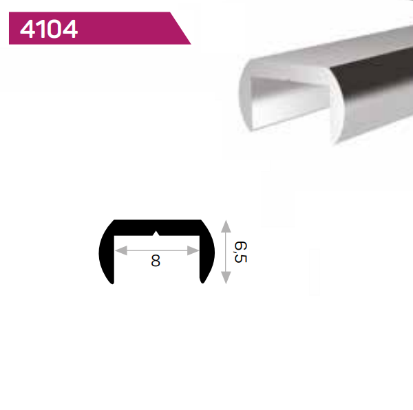 U ÇITA PROFİL 8X6,5 mm