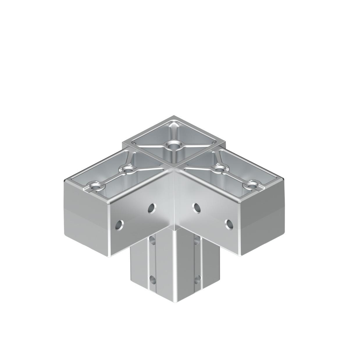 ÜÇ YÖNLÜ KÖŞE BAĞLANTI ALUMİNYUM DÖKÜM