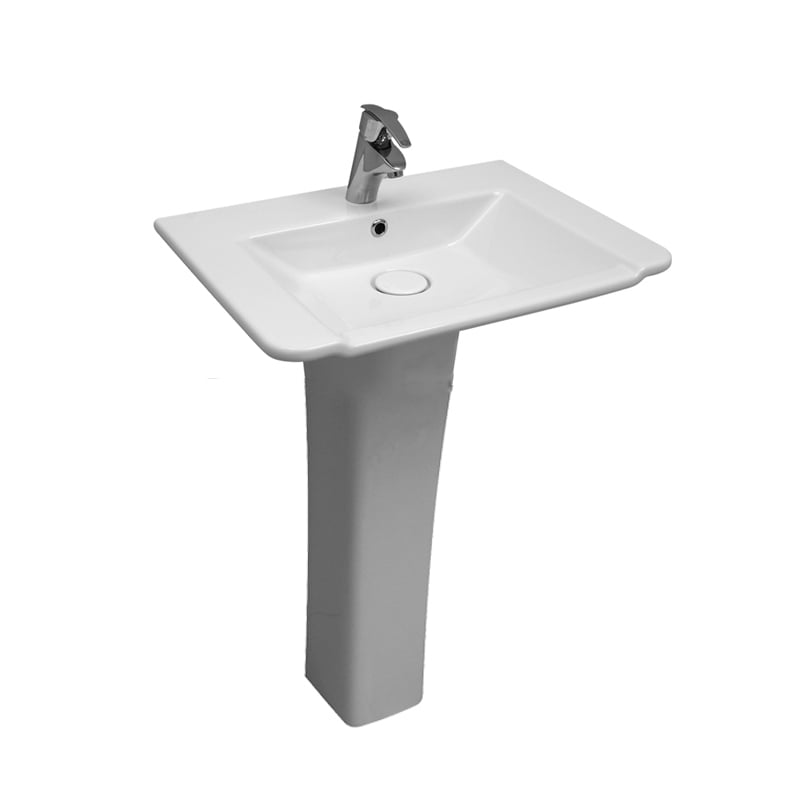 SEREL DIAGONAL LAVABO 48x65 cm ve TAM AYAK
