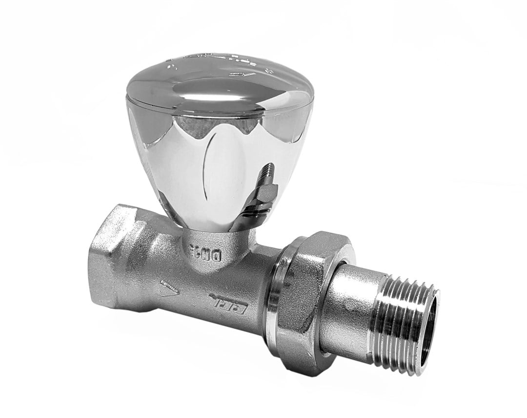 ECA G 1/2 RV3 KROM DÜZ RADYATÖR VALFİ