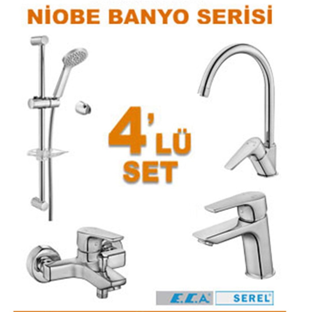 ECA Niobe Serisi 4'Lü Set