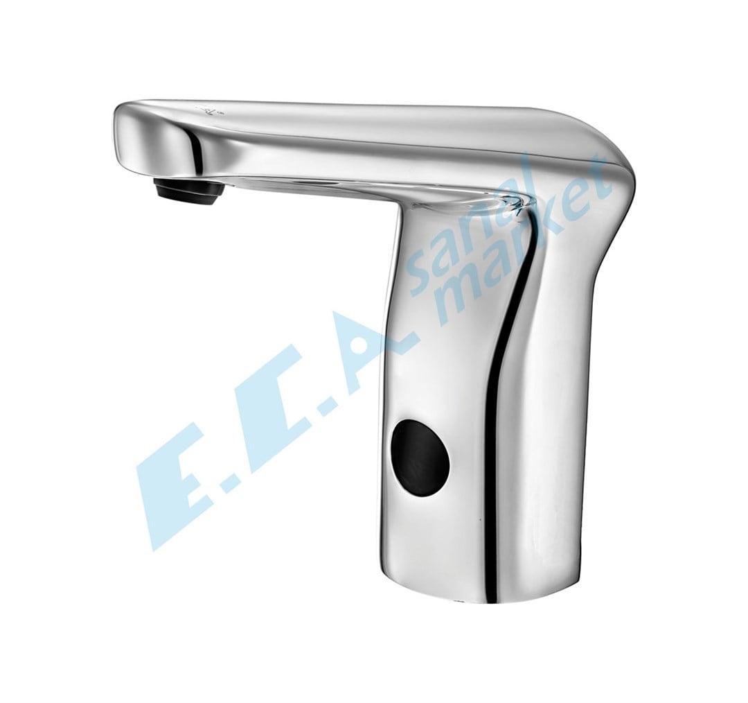 ECA TEK SU GİRİŞLİ PİLLİ FOTOSELLİ LAVABO MUSLUGU