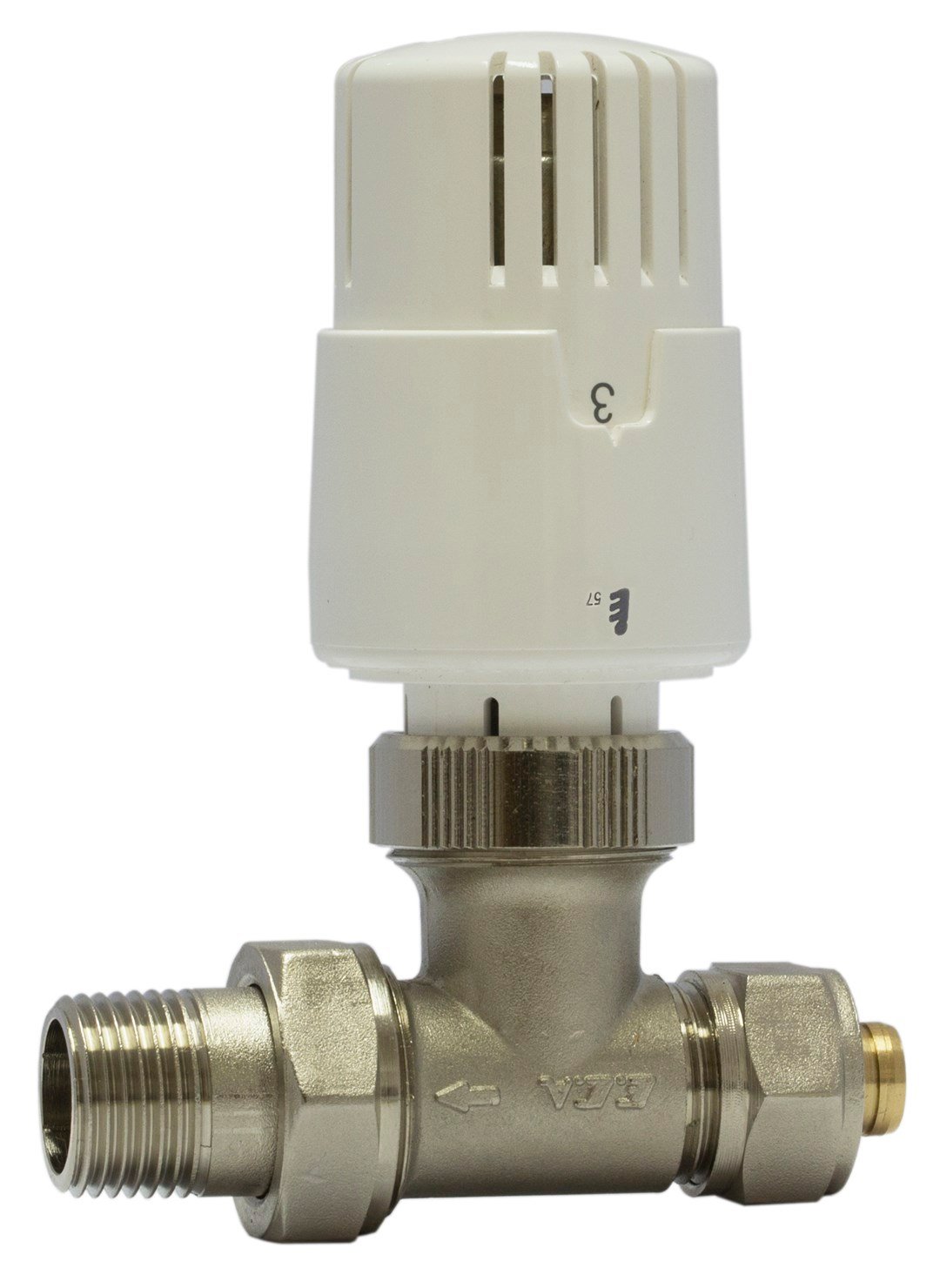 ECA TERMOSTATİK RADYATÖR VALFİ DÜZ PEX TRV4