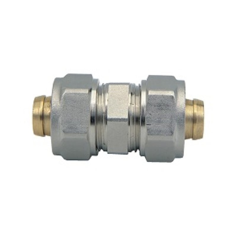 ECA 16x16 mm DÜZ RAKOR PEX-AL BORU BAĞLANTILI
