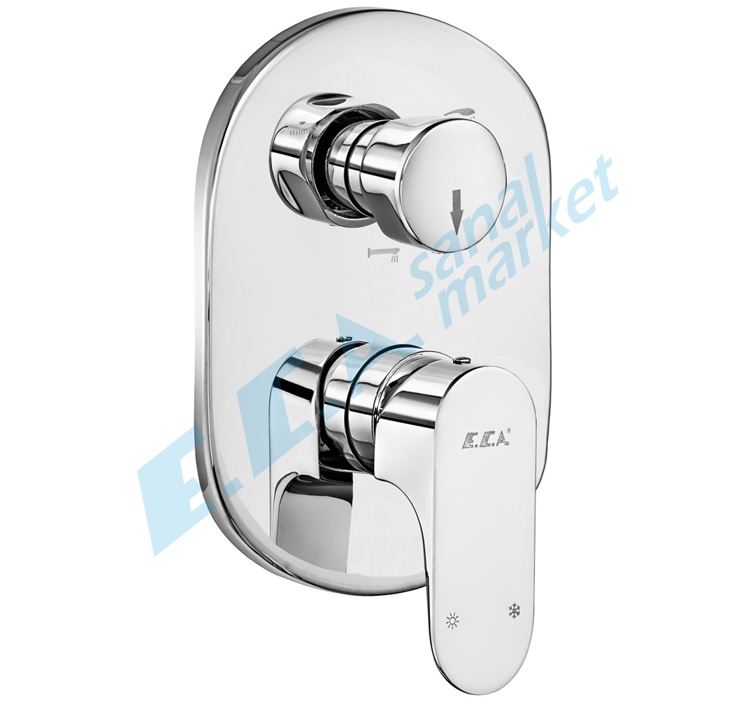 ECA ZAFİR 2 YOLLU ANKASTRE BANYO BATARYASI