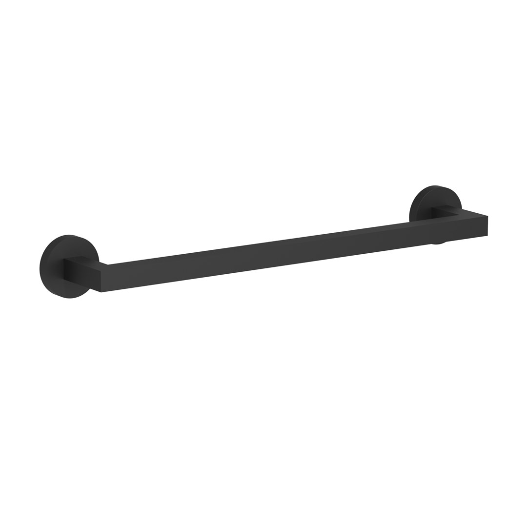 SEREL MAT SİYAH DÜZ HAVLULUK 45 cm