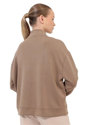LUMBERJACK WL 17YAVES 6PR Kadın Yaka Fermuarlı Sweatshirt