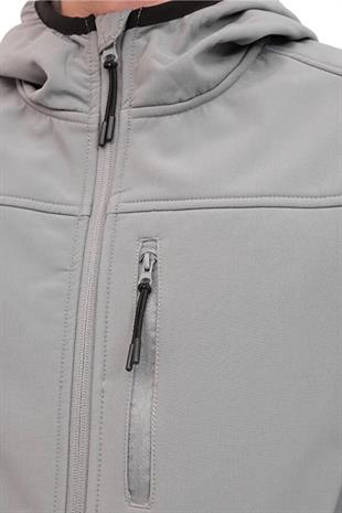 Kinetix ml Basıc Softshell 5PR Gri Erkek Mont