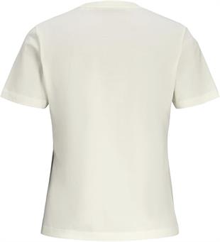 JJXX Jxava Reg Ss Tee Jrs Ekru Kadın Kısa Kol T-Shirt