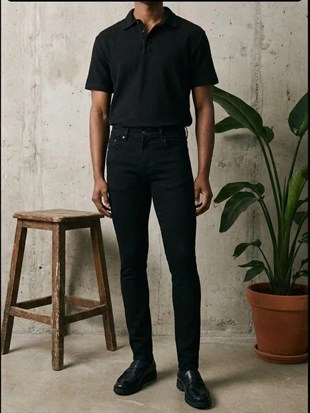 Ltb Dıego X Y Dar Paça Orta Bel Siyah Jean Pantolon
