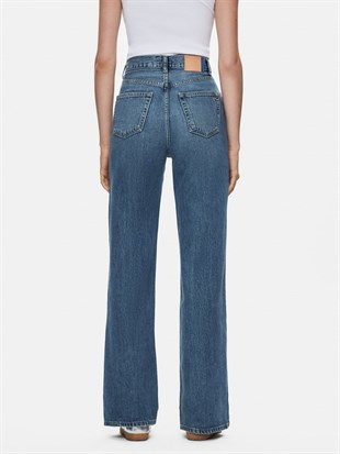 Ltb Vıonne HIGH LORWEN Geniş Paça Yüksek Bel Light indigo Jean Pantolon