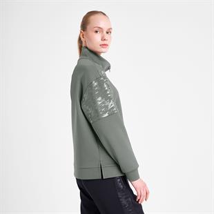 Lescon Kadın Fermuarlı Kapüşonlu Sweatshirt 25N-2129