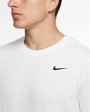 Nike Dri-Fit Erkek Beyaz Antrenman Tişört AR6029-100