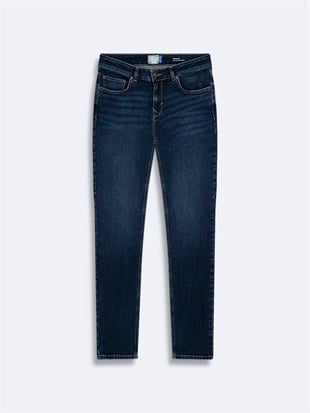 Ltb Elıana B SOROYA Düz Paça Orta Bel Mid indigo Jean Pantolon