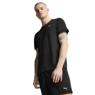 Puma M Tad Essential Solid Cat Erkek Siyah Antrenman T-Shirt 52590801