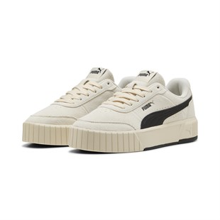 Puma Carina Mia Suede Bej Kadın Sneaker Ayakkabı