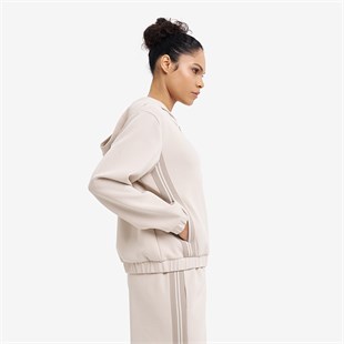 Lescon Kadın Fermuarlı Kapüşonlu Sweatshirt 26N-2120