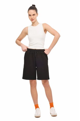 Kinetix WB 20BAHAR GC80 6FX Siyah Kadın Şort