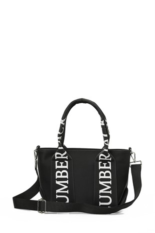 Lumberjack STN BZY KLN EL 6FX Siyah Kadın El Çantası