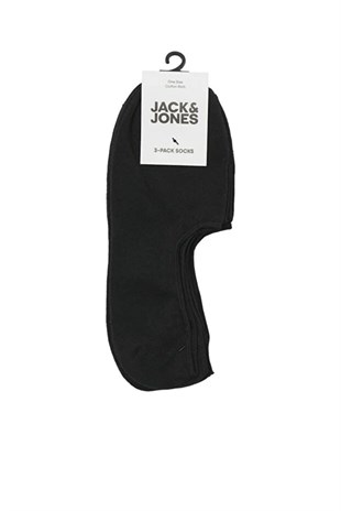 Jack & Jones Jacdouglas MULTI SHORT 3 Pack Siyah Erkek Çorap