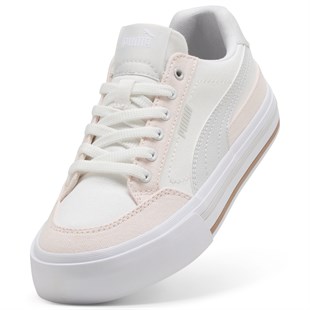 Puma Court Classic Vulcanised Formstrip Krem Kadın Spor Ayakkabı