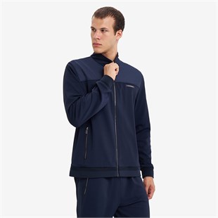 Lescon 26N-1161  Erkek Fermuarlı Kapüşonlu Sweatshirt