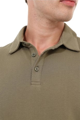 Kinetix MB LEGATO 12BS501 6FX Haki Erkek Polo Yaka Kısa Kol  T-Shirt