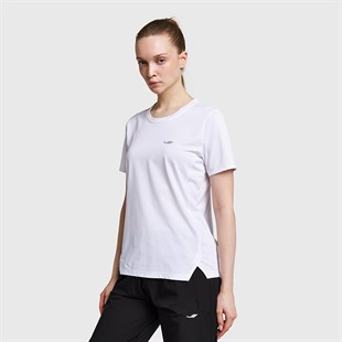 Lescon 26B-2003 Koşu Kısa Kol Beyaz T-shirt 26BTBK002003