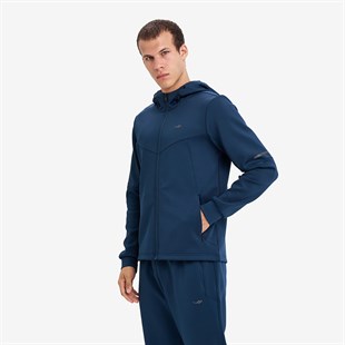 Lescon Erkek Fermuarlı Kapüşonlu Sweatshirt 26N-1163