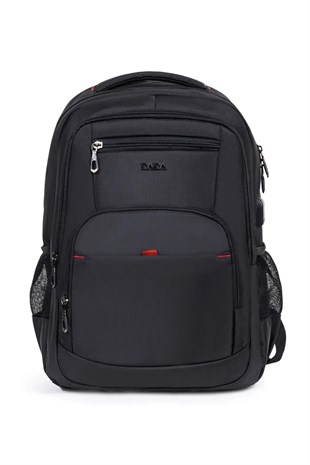 Dada USB Type-C  15,6 inç Laptop Geniş İç Hacim Organizer İç Bölme Darbe Emici Korumalı Sırt Çantası