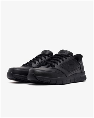 Skechers Nampa Portar Erkek Siyah Günlük kaymaz taban Slips-in Ayakkabı 200303 BLK