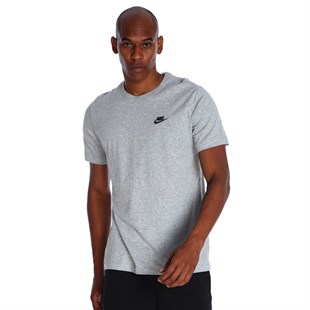 NİKE M Nsw Club Tee Erkek Gri Günlük Stil Tişört AR4997-064