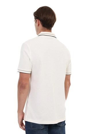 Kinetix MB VYN 12BS115 6FX Ekru Erkek Kısa Kol T-Shirt